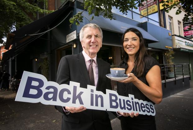 Finance Minister has urged uptake of the Back in Business rate support scheme 