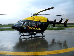 Image of a police helicopter