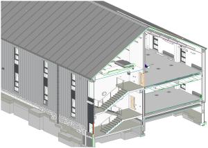 An example of Building Information Modelling (BIM)