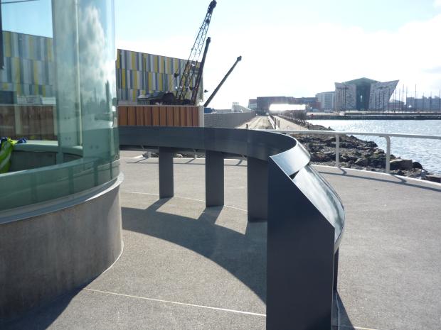 New Titanic Quarter Riverside Walkway